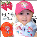 卡哇伊百搭草莓棒球帽/遮阳帽/春夏帽子★棒球帽/春夏帽子/遮阳帽/儿童帽子★男女款适合