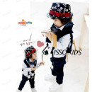 [Graduation season show cap] ☆ British wind children jazz high hat / children's high hat / fashion cap / wild hat / performance hat / banquet hat