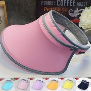 [Adults and children can wear, romantic summer super-type sun hat] telescopic sun hat big hat hat beach hat, fashion type / sun hat / empty hat / beach cap / hat ☆