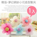 [Children's accessories hair ornaments, banquet modeling series] Korean version - fantasy net yarn flower pattern hairpin / children hairpin / duckbill folder / horizontal folder ☆ 1 into the ☆