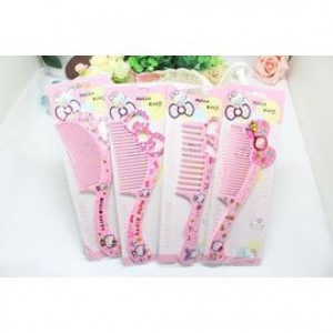 [Dress up a small princess beauty helper] Mummy is a good helper, shape cute, and each comb has a massage to protect the mask, massage combs anti-static children's comb so that the baby fell in love with the whole hair