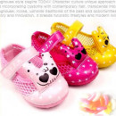 【Baby first step to the baby's life】 spring and summer bright eyes baby soft bottom breathable sandals / girls shoes / school shoes / baby shoes / infant shoes /