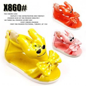 【Princess-style banquet sandals】 spring and summer new ~ bright color banquet sandals / spring and summer sandals / girls shoes / children's shoes for foot length 13-15 cm