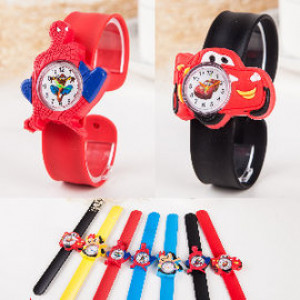 [Children's watches. Department Store supplies series] the most suitable for small money baby's pops, a shot that wear, childhood training time concept '~ children's watches / school stationery / children's products