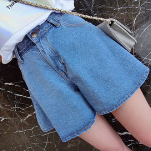 [Big children's clothing, parent-child fashion models is love cowboy series] fashion design section jeans skirt, how to take all look good, spring and summer denim shorts, skirt pants 40-65 kg