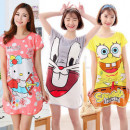 Go out to buy a breakfast also no imitation, non-toxic and comfortable material, so you make a family, sleep decompression body will breathe cool summer dress / short sleeve long version of the coat