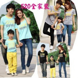 [New spring and summer fashion pro-child installed] with the figure is not necessarily homogeneous, feel good, do not pilling ball, do not fade, comfortable cotton fine work, 520 baby environmental non-toxic printing parent 90-2XL