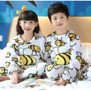 【儿童秋冬寒流保暖御寒睡眠套装服饰】寒冬最温暖,泡汤,睡觉,早上起床,沐浴完,一套多用,儿童珊瑚绒保暖舒适睡袍套装