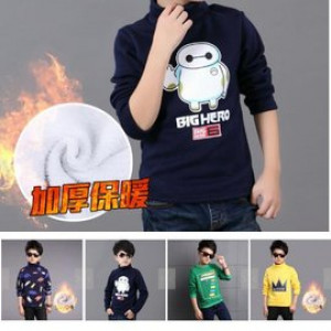[Autumn and winter warm must pass outside the warm jacket] do not fall jacket shirt / hot clothing school. Leisure wild - long sleeves within the clothing / warm clothing 110-160