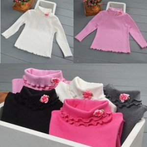 【】 Winter and winter warm necessary to take the clothing】 0 formaldehyde detection of goods, fine cotton non-pilling ball soft touch children's reverse high-necked long sleeves within the clothing / warm clothing / cold within the ride 90-160