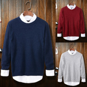 [Autumn and winter big children inside the jacket outside wear] non-general low-quality cotton, exclusive wool Rack material, simple soft and comfortable round neck long sleeve shirt / warm inside the clothing 140-180