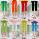 [Children's new spring and summer 5-7 points within the pants] Super elastic fine cotton + modal natural fiber, cool breathable not hot under the pants / 7 pants / spring and summer pants ★ 100-145 wear