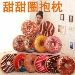 【纾压必备品,精致棉甜甜圈音乐造型枕】太可爱了,还可听音乐,用来纾压或让宝贝当抱枕/ 午休枕 /休闲旅行枕/靠垫 ☆