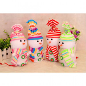 [Children's department store, backpack accessories storage bag series] Christmas candy cans, Christmas doll candy cans, gift cans, gift or baby accessories, lovely three-dimensional doll Christmas gift bag / birthday gift bag ☆