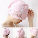 [Children's bathroom protection series, parent-child fast hair dry hat] summer swimming, beach water, bath, winter bath are indispensable / bath cap / dry hair cap