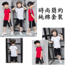 Men and women can wear cotton fashion simple sports and leisure suit [best summer home suit] children summer wear the most practical suit, cotton suit / shorts leisure set / home clothing / cotton suit / pajamas / air conditioning clothing 100-160