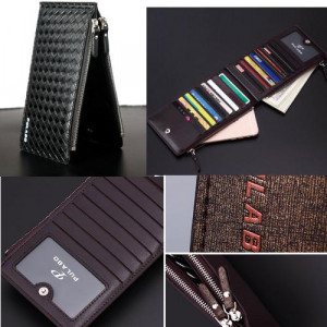 【Bags, small objects, storage, wallet series】 men and women can be used small package long folder, you can when the bag in the bag, wallet long package / boutique fashion / zipper purse