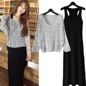 Autumn and winter new products are best suited to Taiwan weather wear [spring and summer new girl, parent-child spring and summer suit] dress long coat + unique design tailoring jacket, formal casual two affordable