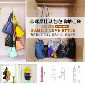 [Life home department store series] bag storage bag multi-layer wall hanging wardrobe storage hanging wall hanging / fabric sorting bag