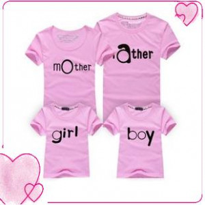 Parent-child short T-shirt